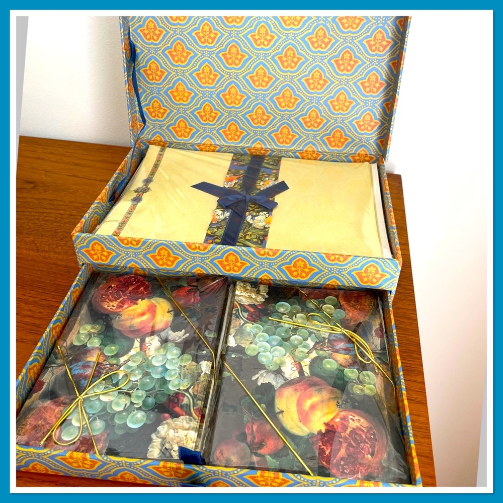 Unused Vintage Stationary Set in Keepsake Box